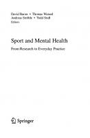 Sport and Mental Health: From Research to Everyday Practice
 3031368630, 9783031368639