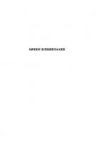 Søren Kierkegaard: A Biography [Course Book ed.]
 9781400849604