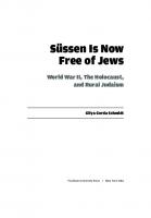 Süssen Is Now Free of Jews: World War II, The Holocaust, and Rural Judaism
 9780823292707
