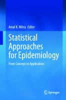Statistical Approaches for Epidemiology: From Concept to Application
 3031417836, 9783031417832