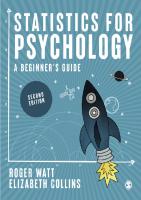 Statistics for Psychology: A Beginner′s Guide [2 ed.]
 1529777925, 9781529777925