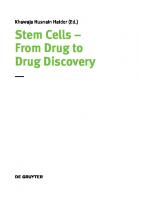 Stem Cells - From Drug to Drug Discovery
 9783110493764, 9783110496284