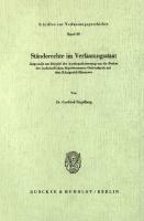 Ständerechte im Verfassungsstaat,: dargestellt am Beispiel der Auseinandersetzung um die Rechte der landschaftlichen Repräsentanten Ostfrieslands mit dem Königreich Hannover [1 ed.]
 9783428443444, 9783428043446