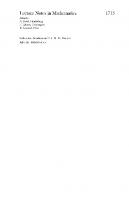 Stochastic PDE's and Kolmogorov Equations in Infinite Dimensions: Lectures given at the 2nd Session of the Centro Internazionale Matematico Estivo ... 1, 1998 (Lecture Notes in Mathematics, 1715)
 3540665455, 9783540665458