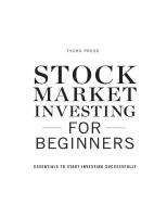 Stock Market Investing for Beginners: Essentials to Start Investing Successfully
 9781623152574, 9781623153021