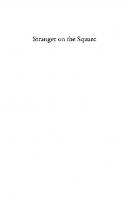 Stranger on the Square [1 ed.]
 0394538889, 9780394538884