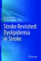 Stroke Revisited: Dyslipidemia in Stroke
 9811639221, 9789811639227