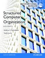 Structured computer organization [Sixth edition]
 9780132916523, 0273769243, 9780273769248, 0132916525