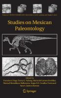 Studies on Mexican Paleontology (Topics in Geobiology, 24)
 1402038828, 9781402038822