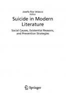 Suicide in Modern Literature: Social Causes, Existential Reasons, and Prevention Strategies
 3030693910, 9783030693916