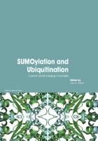 SUMOylation and Ubiquitination: Current and Emerging Concepts [1 ed.]
 9781912530137, 9781912530120