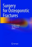 Surgery for Osteoporotic Fractures
 9819996953, 9789819996957