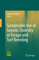 Sustainable use of Genetic Diversity in Forage and Turf Breeding
 9048187052, 9789048187058