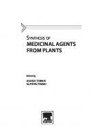 Synthesis of Medicinal Agents from Plants [1 ed.]
 0081020716, 9780081020715