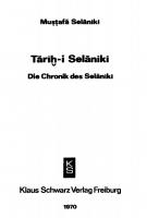 Tarihi Selaniki - Die Chronik des Selaniki
 9783112402306, 9783879970285