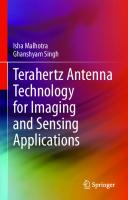 Terahertz Antenna Technology for Imaging and Sensing Applications
 303068959X, 9783030689599
