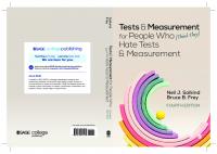 Tests & Measurement for People Who (Think They) Hate Tests & Measurement [4 ed.]
 9781071817179, 9781071817193, 9781071817209, 9781071817186