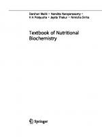 Textbook of Nutritional Biochemistry
 9811941491, 9789811941498