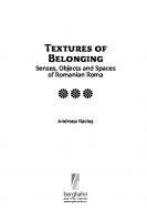 Textures of Belonging: Senses, Objects and Spaces of Romanian Roma
 9781800731387
