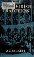 The Anglo-Irish Tradition
 0801410568, 9780801410567