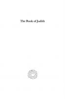 The Book of Judith
 9781611435597, 1611435595