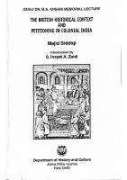 The British Historical Context and Petitioning in Colonial India
 8187879505