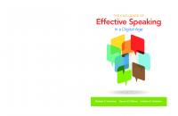 The Challenge of Effective Speaking in a Digital Age [17 ed.]
 130594819X, 9781305948198