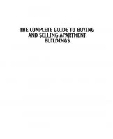 The Complete Guide to Buying and Selling Apartment Buildings [2nd ed]
 9780471684053, 0471684058