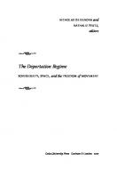 The Deportation Regime: Sovereignty, Space, and the Freedom of Movement
 9780822391340