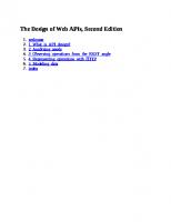 The Design of Web APIs [2 ed.]