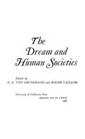 The Dream and Human Societies
 0520013050