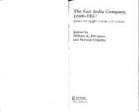 The East India Company, 1600–1857
 9781315563466