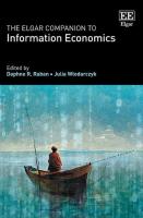 The Elgar Companion to Information Economics
 1802203958, 9781802203950
