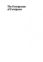 The Foreignness of Foreigners: Cultural Representations of the Other in the British Isles (17th-20th Centuries) [Unabridged]
 1443874248, 9781443874243