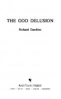 The God delusion [1st ed.]
 9780593055489, 0593055489