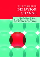 The Handbook of Behavior Change (Cambridge Handbooks in Psychology)
 1108496393, 9781108496391