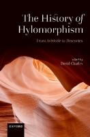 The History of Hylomorphism: From Aristotle to Descartes [1 ed.]
 0192897667, 9780192897664