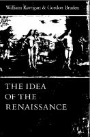 The Idea of the Renaissance [1 ed.]
 0801842328, 9780801842320