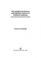 The Intellectual History and Rabbinic Culture of Medieval Ashkenaz
 081433024X, 9780814330241