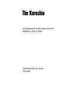 The Kuroshio: A Symposium on the Japan Current
 9780824885830