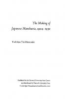 The Making of Japanese Manchuria, 1904-1932
 0674012062, 9780674012066