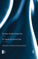The Many Worlds of Sarala Devi: A Diary & The Tagores and Sartorial Style: A Photo Essay
 9781138295711, 9781315100562