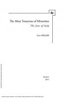 The Most Tenacious of Minorities : The Jews of Italy [1 ed.]
 9781618112453, 9781618112446