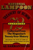 The National Lampoon Treasury of Humor
 0671708333, 9780671708337