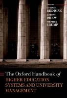 The Oxford Handbook of Higher Education Systems and University Management
 9780198822905, 0198822901