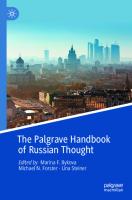 The Palgrave Handbook of Russian Thought [1st ed. 2021]
 3030629813, 9783030629816