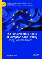 The Parliamentary Roots of European Social Policy: Turning Talk into Power (Palgrave Studies in European Union Politics)
 3030782328, 9783030782320