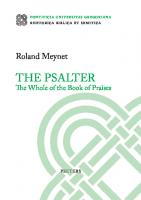 The Psalter: The Whole of the Book of Praises
 9789042950382, 9042950382, 9789042950399