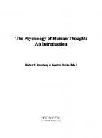 The psychology of human thought: An introduction
 9783947732340, 9783947732357, 9783947732333