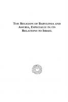 The Religion of Babylonia and Assyria, Especially in Its Relations to Israel
 9781593336141, 1593336144